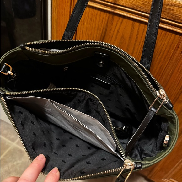 Kate Spade Olive Green Nylon Medium Satchel NWT - Picture 10 of 11
